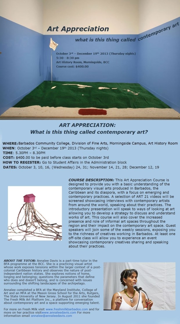 art appreciation course flyer