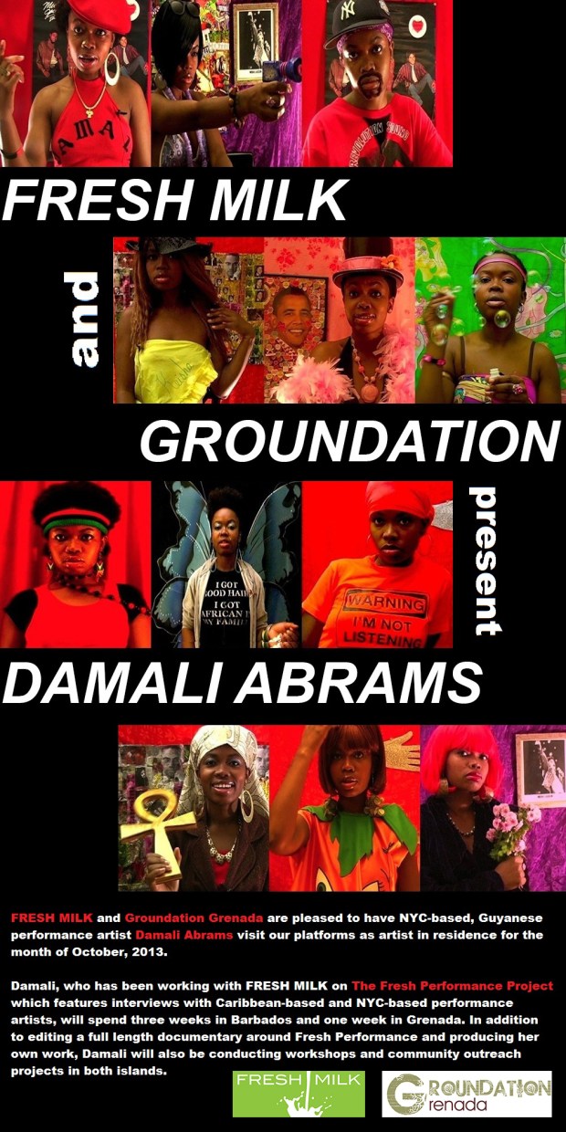 Damali Announcement flyer