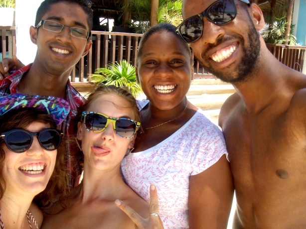 Sofia Maldonado, Dhiradj Ramsamoedj, Robin de Vogel, Shirley Rufin and Mark Kking. Image courtesy of Shirley Rufin.