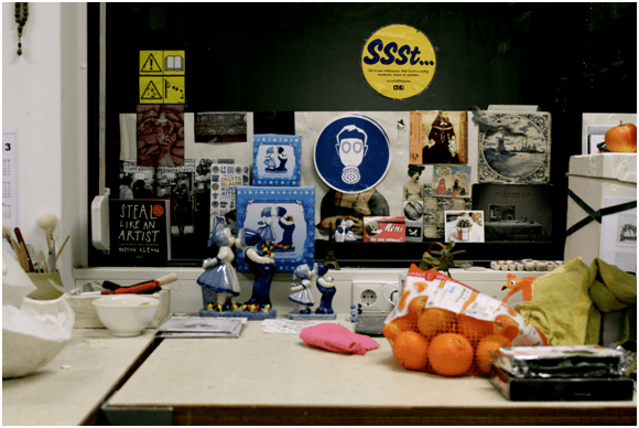 Studio space snapshot 2012