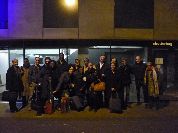 Panelists and supporters at Sustainable Communities: Creativity and Policy in the Transnational Caribbean conference held at INIVA.