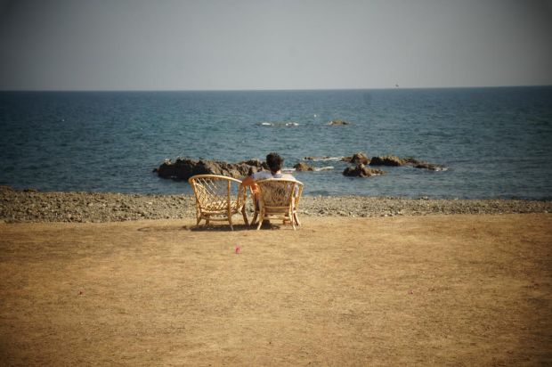 Estabrak Al-Ansari at her studio/residence in Al Bustan, Oman. Photo courtesy of Estabrak Al Ansari.