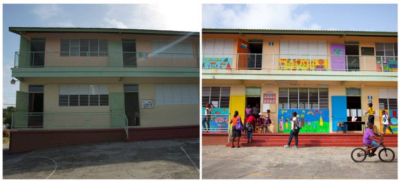 Workmans Primary School - before and after