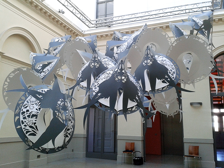 Work by Marlon Griffith exhibited in ‘Alles Maskerade!’ Photograph by Katherine Kennedy