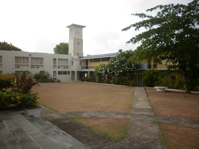 Education and for the finest at UWI. Roaming chickens remain camera shy.